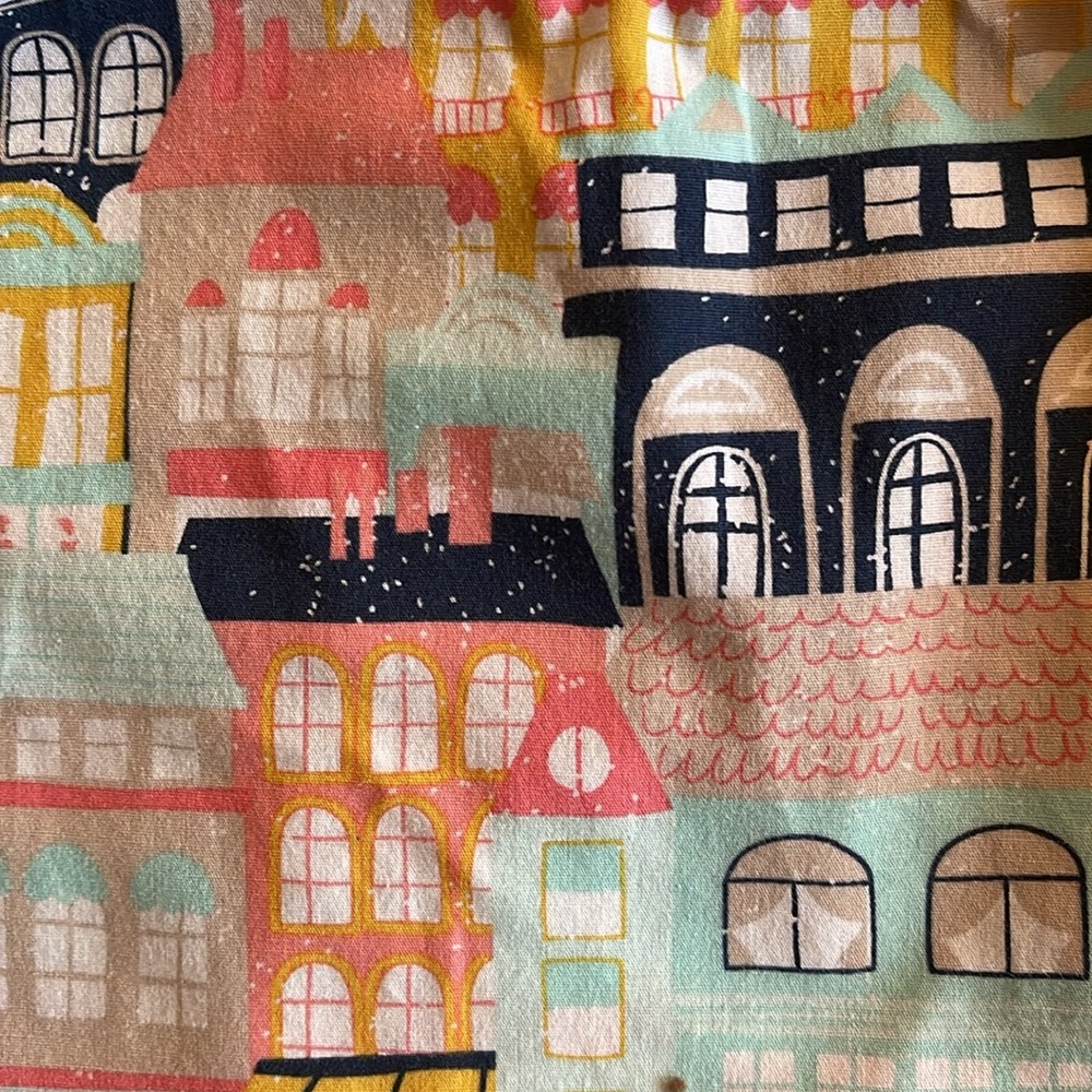 Serendipity girls Pinafore  SZ  7-8 ruffles multi colored print
Polkadots - Picture 4 of 6